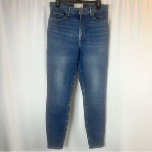 Everlane The Way High Skinny Jeans organic Cotton Women's Blue Jeans size: 31 R